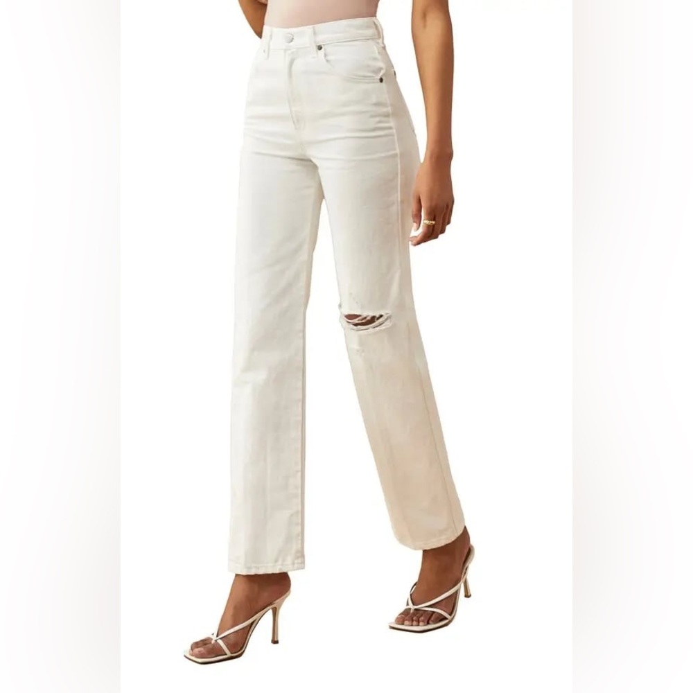 Reformation Cowboy High Rise Straight Jeans